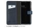 Selencia Echt Lederen Bookcase Samsung Galaxy A14 (5G) - Blauw