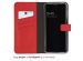 Selencia Echt Lederen Bookcase Samsung Galaxy A14 (5G) - Rood