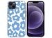 iMoshion Design hoesje iPhone 13 - Retro Blue Flowers
