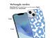iMoshion Design hoesje iPhone 14 - Retro Blue Flowers