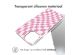 iMoshion Design hoesje iPhone 14 - Retro Pink Check