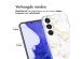 iMoshion Design hoesje Samsung Galaxy S23 Plus - White Marble