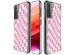 iMoshion Design hoesje Samsung Galaxy S21 FE - Retro Pink Check