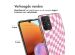 iMoshion Design hoesje Samsung Galaxy A33 - Retro Pink Check