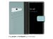 Selencia Echt Lederen Bookcase Samsung Galaxy S23 Ultra - Air Blue