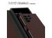 Selencia Echt Lederen Bookcase Samsung Galaxy S23 Ultra - Bruin
