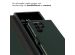 Selencia Echt Lederen Bookcase Samsung Galaxy S23 Ultra - Groen