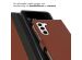 Selencia Echt Lederen Bookcase Samsung Galaxy S23 - Lichtbruin