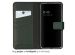 Selencia Echt Lederen Bookcase Samsung Galaxy S23 - Groen