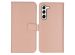 Selencia Echt Lederen Bookcase Samsung Galaxy S23 Plus - Dusty Pink