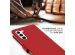 Selencia Echt Lederen Bookcase Samsung Galaxy S23 Plus - Rood
