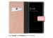 Selencia Echt Lederen Bookcase Samsung Galaxy S23 Ultra - Dusty Pink