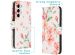iMoshion Design Softcase Bookcase Samsung Galaxy S23 - Blossom Watercolor