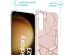 iMoshion Design hoesje met koord Samsung Galaxy S23 - Grafisch Koper - Roze / Goud