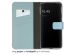 Selencia Echt Lederen Bookcase Google Pixel 7 Pro - Air Blue
