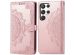 iMoshion Mandala Bookcase Samsung Galaxy S23 Ultra - Rosé Goud
