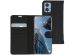Accezz Wallet Softcase Bookcase Motorola Moto E22 - Zwart
