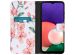 iMoshion Design Softcase Bookcase Galaxy A22 (5G) - Blossom White