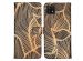 iMoshion Design Softcase Bookcase Galaxy A22 (5G) - Golden Leaves