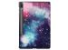 iMoshion Design Trifold Bookcase Samsung Galaxy Tab S8 Plus / S7 Plus / S7 FE 5G - Space