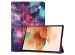 iMoshion Design Trifold Bookcase Samsung Galaxy Tab S8 Plus / S7 Plus / S7 FE 5G - Space