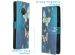 iMoshion Design Softcase Bookcase Nokia X10 / X20 - Vlinders