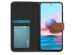 iMoshion Luxe Bookcase  Xiaomi Redmi Note 10 (4G) / Note 10S - Bruin