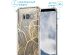 iMoshion Design hoesje met koord Samsung Galaxy S8 - Bladeren - Goud