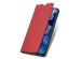 iMoshion Slim Folio Bookcase  Xiaomi Redmi Note 10 (5G) - Rood