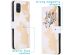 iMoshion Design Softcase Bookcase Galaxy A51 - Let's Go Travel White