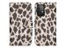 iMoshion Design Softcase Bookcase Galaxy A72 - Golden Leopard