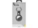 Accezz Genuine Leather Keychain Case Apple AirTag - Zwart