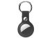 Accezz Genuine Leather Keychain Case Apple AirTag - Zwart