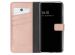 Selencia Echt Lederen Bookcase Samsung Galaxy A32 (5G) - Roze