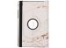 iMoshion 360° Draaibare Design Bookcase Galaxy Tab A7 - White Marble