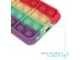 iMoshion Pop It Fidget Toy - Pop It hoesje Galaxy A02s - Rainbow
