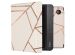 iMoshion Design Slim Hard Case Bookcase Kobo Libra H2O -White Graphic
