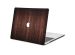 iMoshion Design Laptop Cover MacBook Pro 13 inch (2016-2019) - A1708 / A2159 - Dark Brown Wood