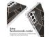 iMoshion Design hoesje met koord voor Samsung Galaxy S21 FE - Grafisch Koper - Zwart / Goud