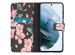 iMoshion Design Softcase Bookcase Galaxy S21 FE - Blossom Black