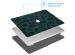 iMoshion Design Laptop Cover MacBook Pro 13 inch Retina - A1502 - Green Leopard