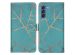 iMoshion Design Softcase Bookcase Galaxy S21 FE - Blue Graphic