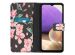 iMoshion Design Softcase Bookcase Samsung Galaxy A32 (5G) - Blossom Black