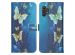 iMoshion Design Softcase Bookcase Samsung Galaxy A32 (5G) - Blue Butterfly