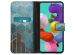 iMoshion Design Softcase Bookcase Galaxy A51 - Green Honeycomb