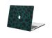 iMoshion Design Laptop Cover MacBook Pro 13 inch (2016-2019) - A1708 / A2159 - Green Leopard