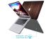 iMoshion Design Laptop Cover MacBook Pro 16 inch (2019) - A2141 - Dark Brown Wood