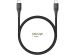 Accezz Car Charger met USB-C naar USB-C kabel - Autolader - 20 Watt - 1 meter - Zwart