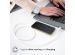 Accezz Wall Charger met Lightning naar USB-C kabel - Oplader - MFi certificering - 20 Watt - 1 meter - Wit