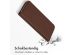 Accezz Premium Leather Slim Bookcase iPhone 13 - Bruin